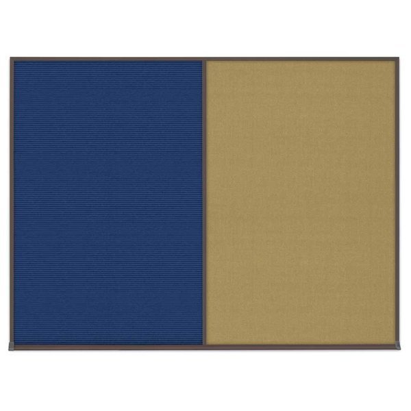 Triple Door Radius Corkboard, 72